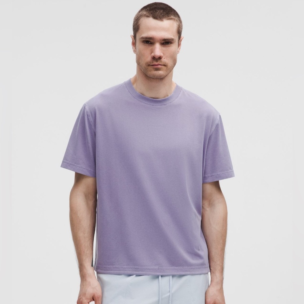 LAST RESTCOK Lululemon Men’s “EasySet” Training Short Sleeve Shirt (M) *WASH*